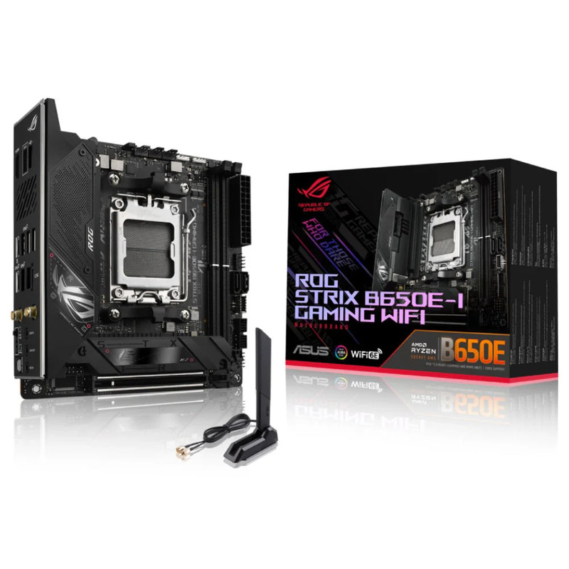 Asus ROG Strix B650E-I WIFI DDR5 Mini-ITX AM5 Gaming Motherboard - لوح الأم